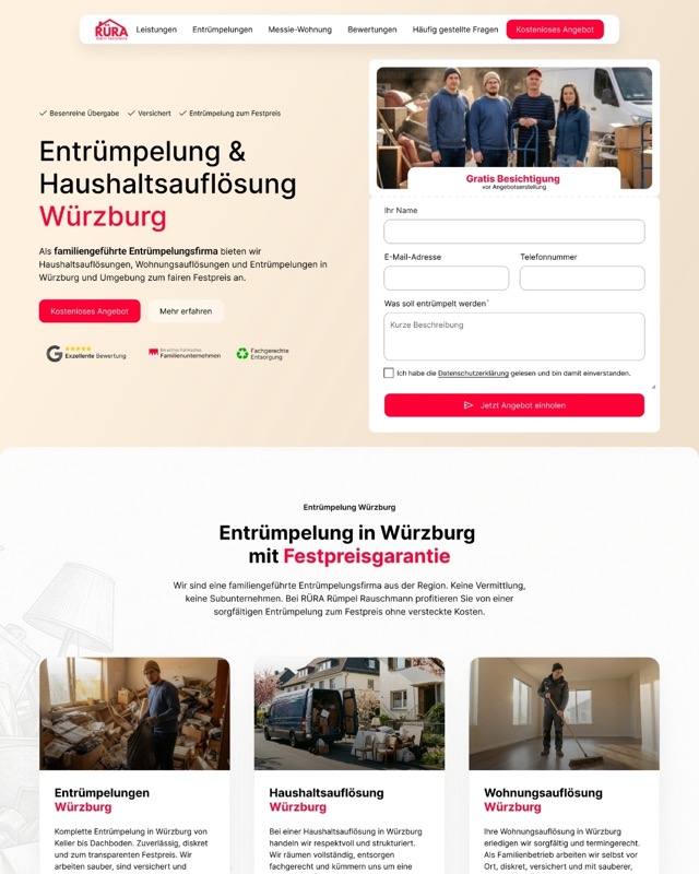 Kundenprojekt Entrümpelung