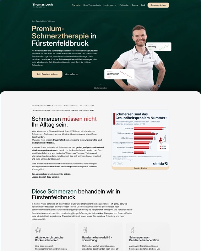 Kundenprojekt Heilpraktiker