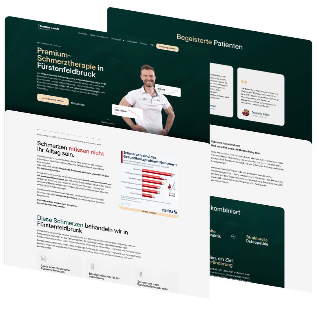 Heilpraktiker Thomas Loch, Website